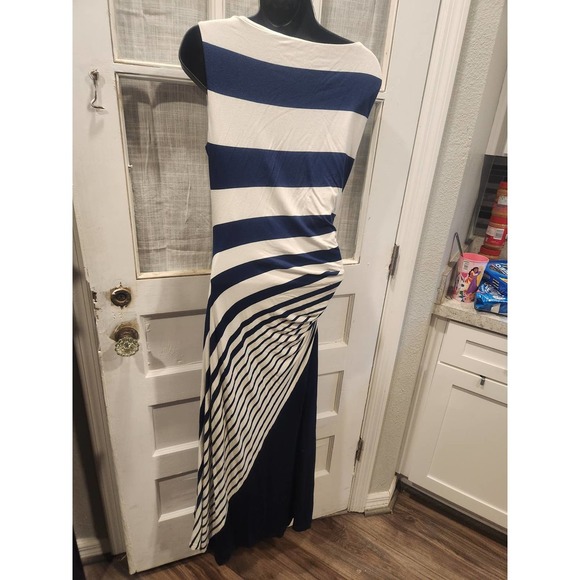 Soft Surroundings Navy and White Striped Dress - Picture 4 of 5